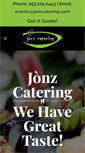 Mobile Screenshot of jonzcatering.com